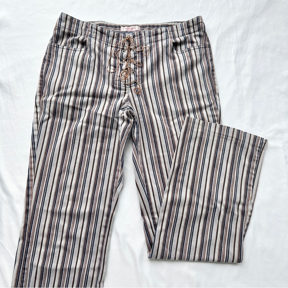 Vintage Y2K Xhiliration Low Rise Straight Leg Jeans Retro Indie Groovy Size 33"